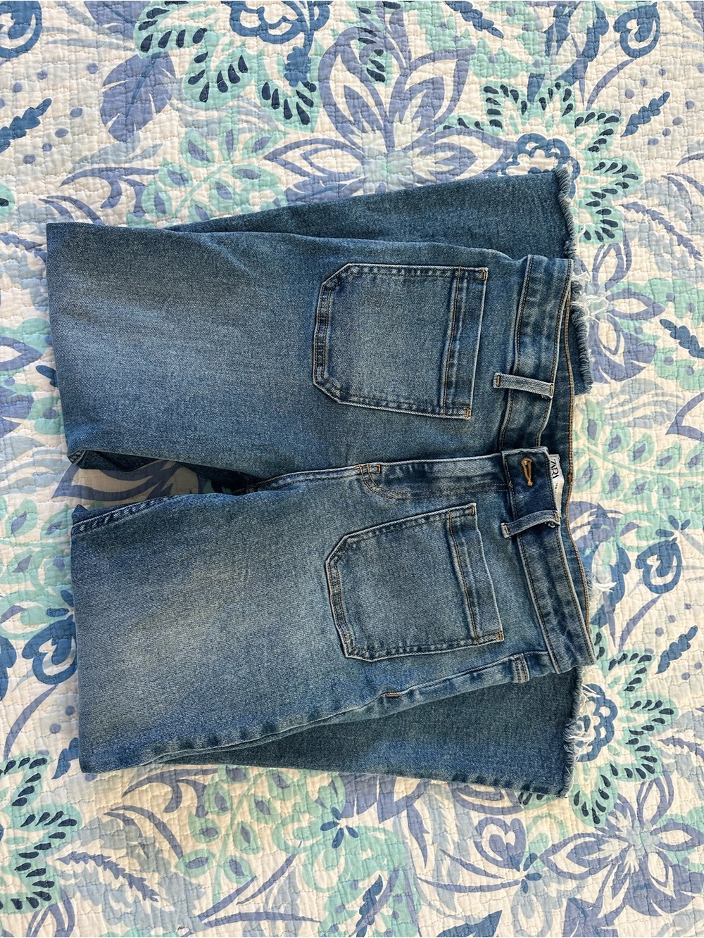 Zara High Rise Women's Blue Denim Jeans